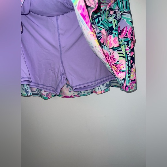 Lilly Pulitzer Luxletic Ruffle Gabby Skort XL - Picture 6 of 11
